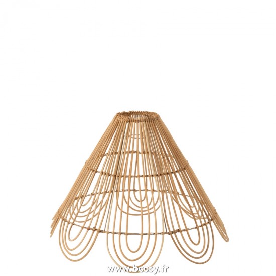 J Line Lampe Suspendue Fleur En Rotin Naturel L55xB55xH40 cm Jline 20904 by Jolipa 20904