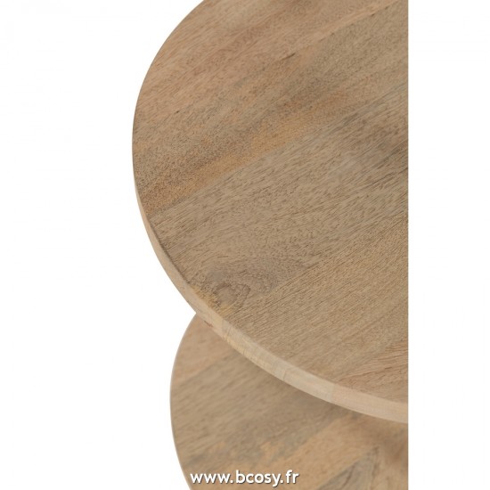 Jolipa J Line Jline Table Eli Bois De Manguier Naturel