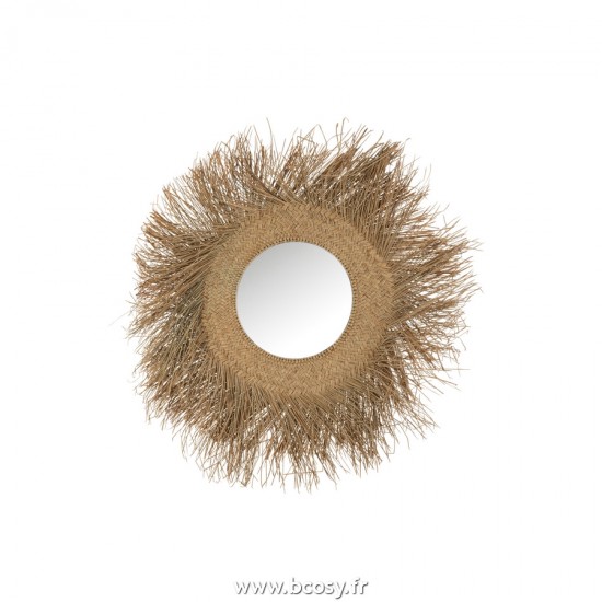 J Line Miroir Daan Herbe Naturel L105xB5xH105 cm Jline 21101 by Jolipa 21101