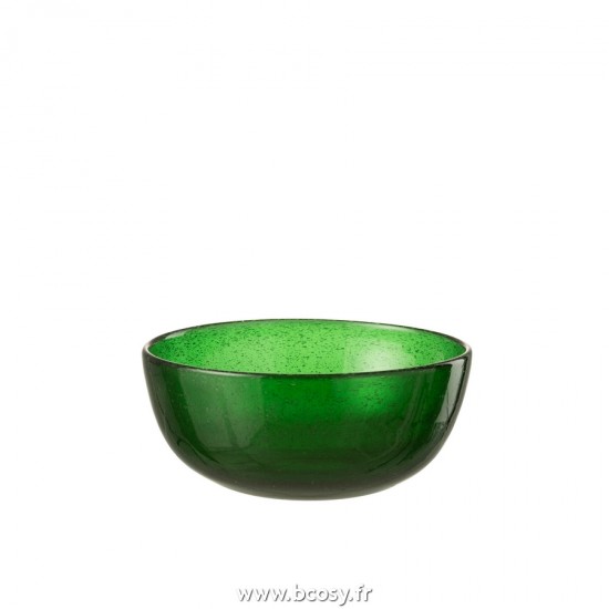 J Line Plat Lisboa Verre Vert L15xB15xH7 cm Jline 21697 by Jolipa 21697