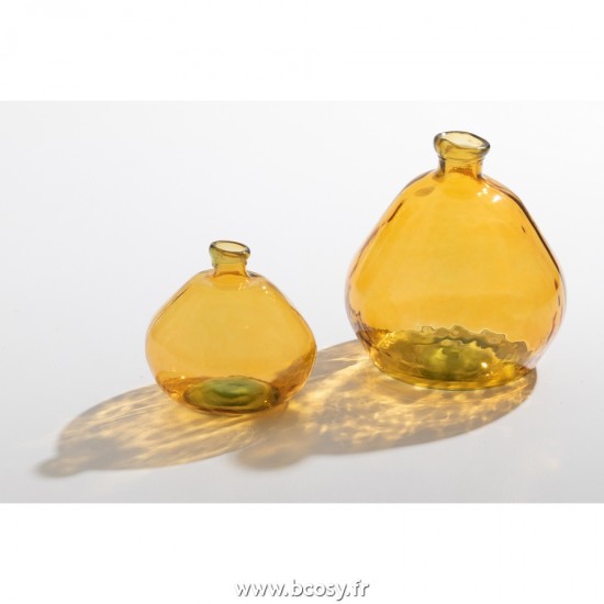 J-Line vases Jolipa J Line Jline Vase Laura Verre Ocre Large