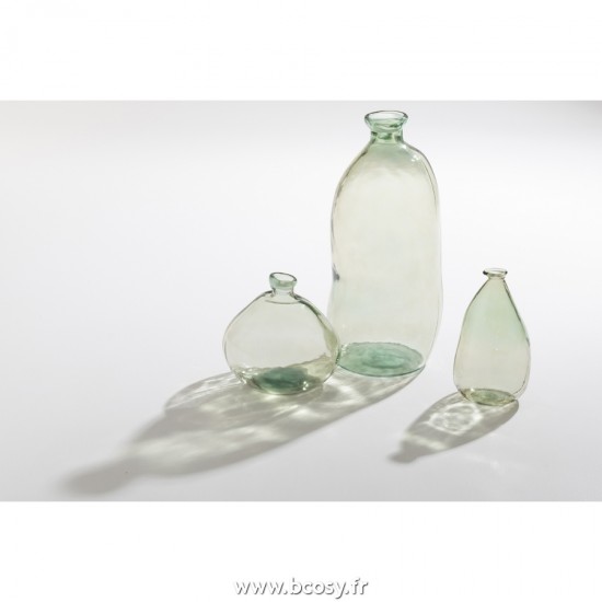 J-Line vases Jolipa J Line Jline Vase Olivia Verre Vert D Eau