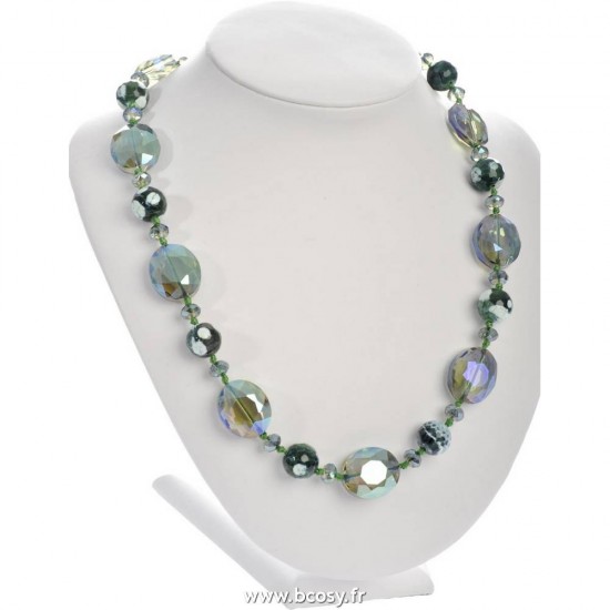 J Line Collier Cristal Agate Vert JLine 23395 by Jolipa 23395.