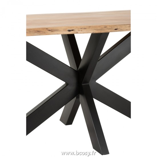 Jolipa J Line Jline Table A Manger Acacia Bois Naturel