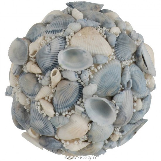 J Line Boule Coquillages Bleu Clair Large 11H JLine 2612 by Jolipa 2612.