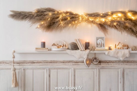 Jolipa Jline Branche Herbes De Pampa Sechees Naturel Medium