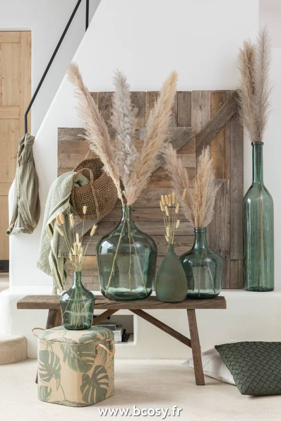 Jolipa Jline Branche Herbes De Pampa Sechees Naturel Large