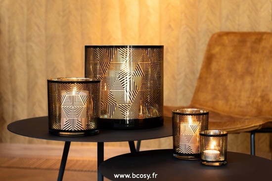 Jolipa J Line Jline Phosphore Triangles Raye Verre Brun Medium