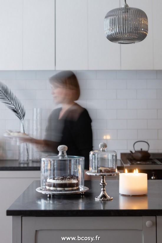 Jolipa J Line Jline Bougie Led 3 Flames Blanc Medium