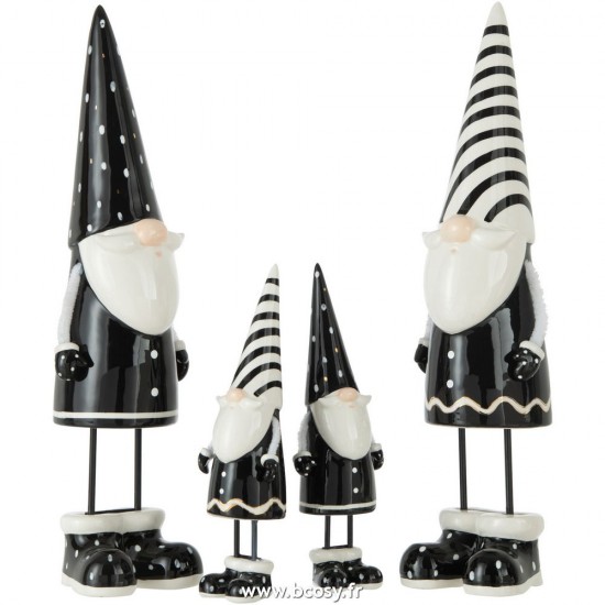 J-line 27005 Jolipa JLine figurines pere noel ou bonhomme de neige