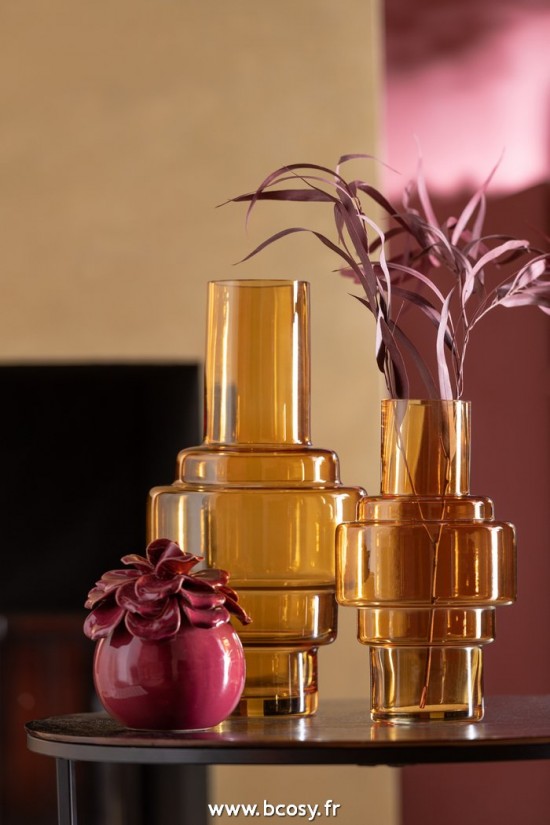 Jolipa J Line Jline Fleur Decorative Ceramique Rose