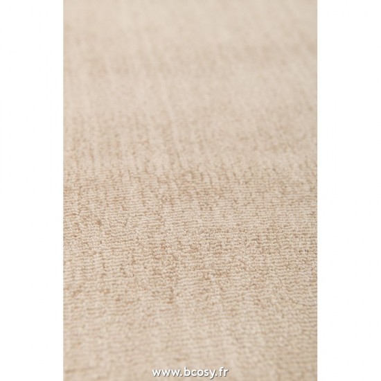 J-Line J Line tapis moquettes Jolipa Tapis Rectangle Viscose Coton Beige.