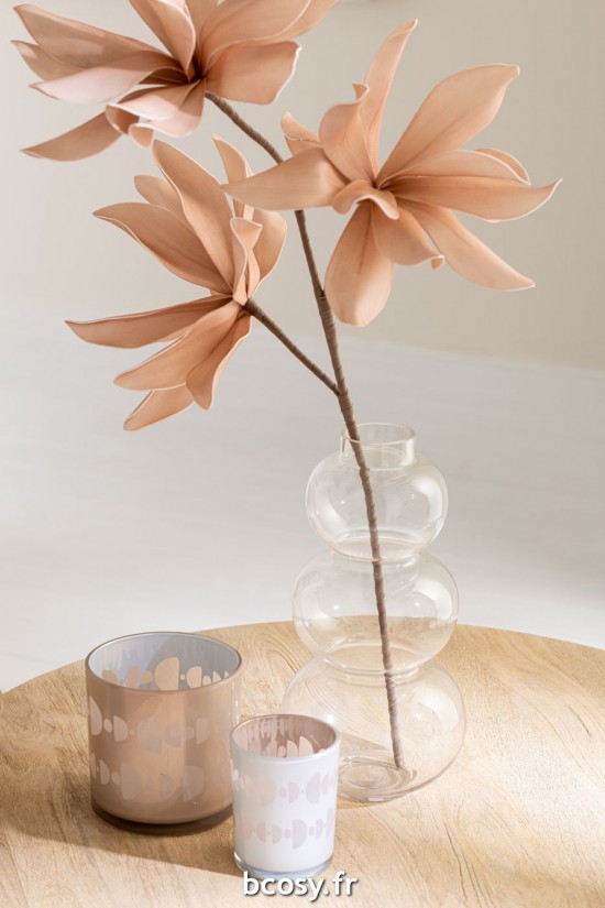 Jolipa Vase Boule Verre Transparent L.