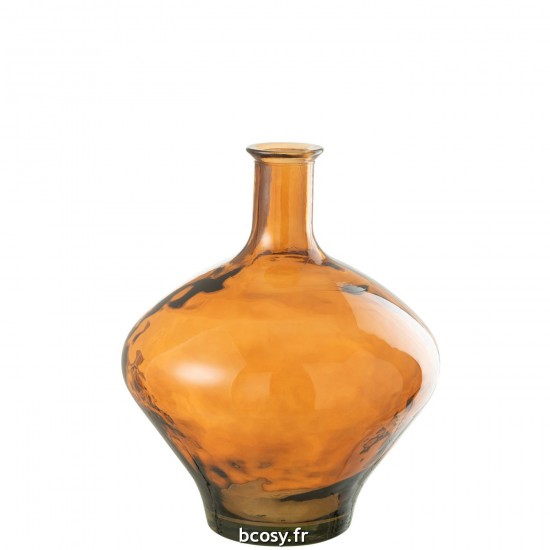 J Line Vase Cherry Verre Brun L36xB36xH46 cm JLine 32778 by Jolipa 32778.