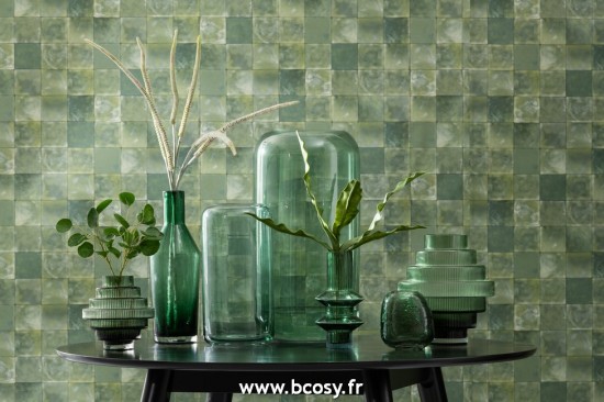 J-Line vases Jolipa Jline Vase Cylindre Verre Vert Large