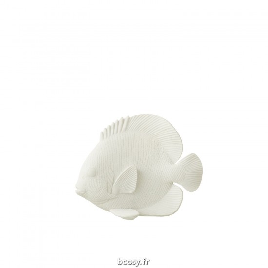 J Line Poisson Plat Poly Blanc Small JLine 40490 by Jolipa 40490.
