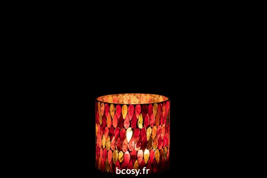 J-Line J Line lanternes photophores Jolipa Photophore Mosaic Goutte Verre Mix Medium.