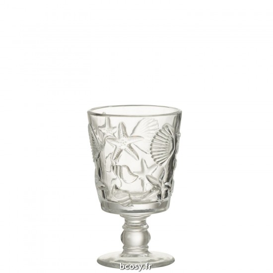J Line Verre A Vin Mer Verre Transparent JLine 42451 by Jolipa 42451.