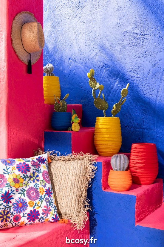 Jolipa Vase Fiesta Ceramique Jaune Medium.