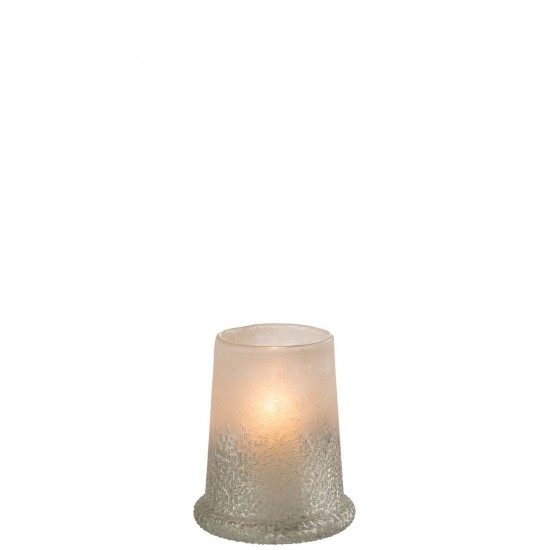 J Line Phosphore Sucre Verre Blanc Medium JLine 45056 by Jolipa 45056.