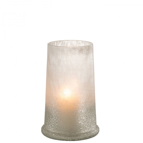 J Line Phosphore Sucre Verre Blanc Large JLine 45057 by Jolipa 45057.