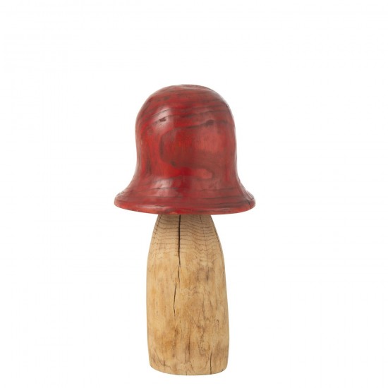 J Line Champignon Cloche Rouge Naturel Large JLine 45196 by Jolipa 45196.
