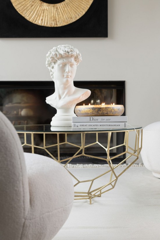 Jolipa Buste David Resine Blanc Large.