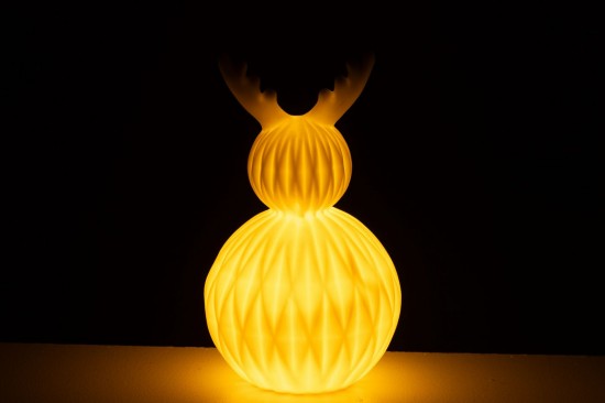 J-Line J Line Ampoules Jolipa Lampe Led Renne Porcelaine.