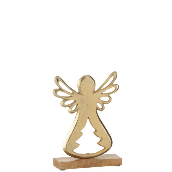 J Line Ange Sur Pied Aluminium Or Large JLine 45434 by Jolipa 45434.