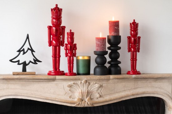 Jolipa Sapin Sur Pied Aluminium Bois Noir Small.