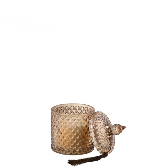 J-Line J Line bougies parfumées Jolipa Bougie Parfumee Couvercle Nordic Vetiver Cire 20H.