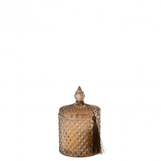 J Line Bougie Parfumee Couvercle Nordic Vetiver Cire 20H JLine 45481 by Jolipa 45481.