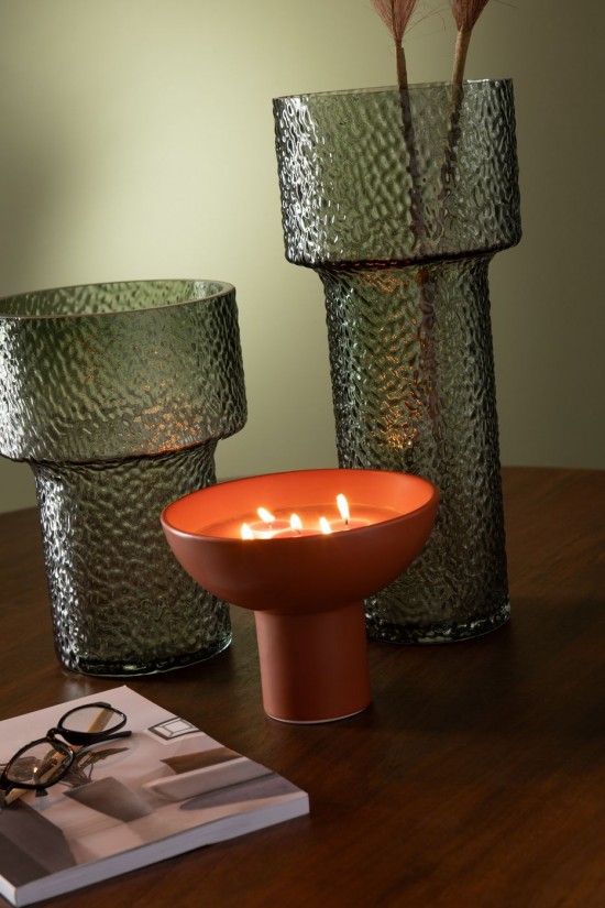 Jolipa Bougie Parfumee Ceramique Tasse Ambre 12H.