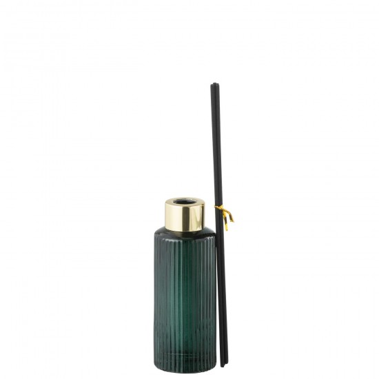 J-Line J Line sprays parfums fleurs Jolipa Huile Parfumee Cedar Breeze Verre Vert Fonce Small.