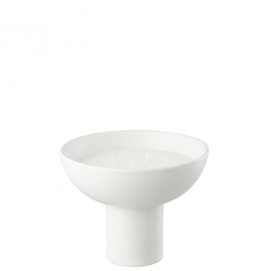 J Line Bougie Parfumee Ceramique Tasse Blanc Large 12H JLine 45523 by Jolipa 45523.