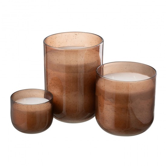 J-Line J Line bougies parfumées Jolipa Bougie Parfumee Li Ly Land Cire Brun Large 80H.