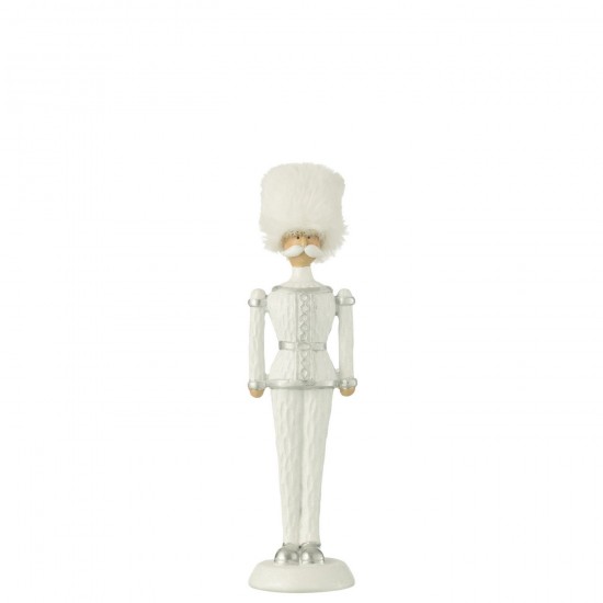 J Line Casse Noisette Fourrure Chapeau Paillettes Resin Blanc Medium JLine 45583 by Jolipa 45583.