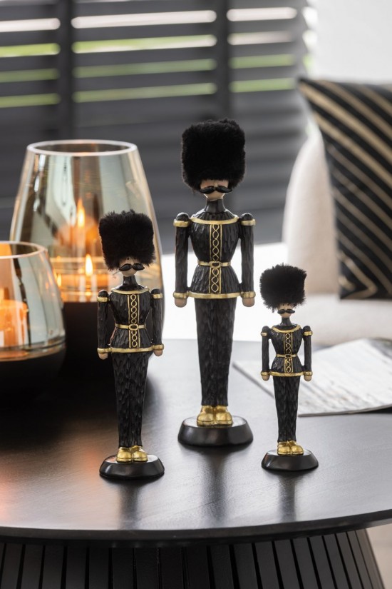 Jolipa Casse Noisette Fourrure Chapeau Resin Noir Large.