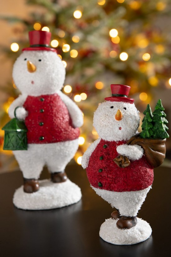 Jolipa Bonhomme De Neige Arbre Lanterne Mix Large Assortiment De 2.