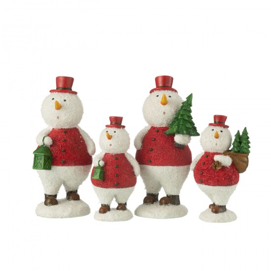 J-line 45666 Jolipa JLine figurines pere noel ou bonhomme de neige.