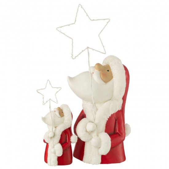 J-line 45670 Jolipa JLine figurines pere noel ou bonhomme de neige.