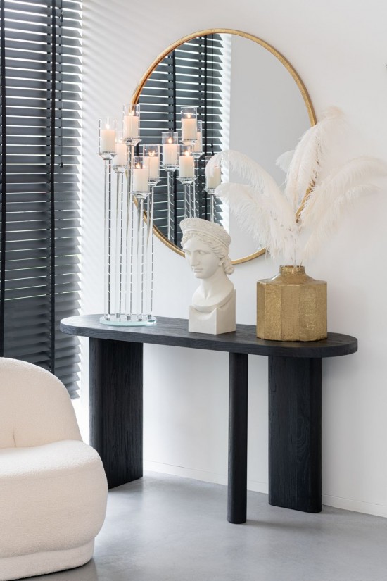 Jolipa Vase Carre Metal Or Small.