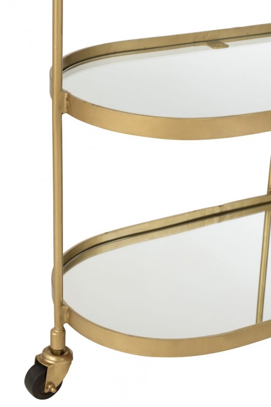 J-Line desserte-chariot-à-roues 45846.