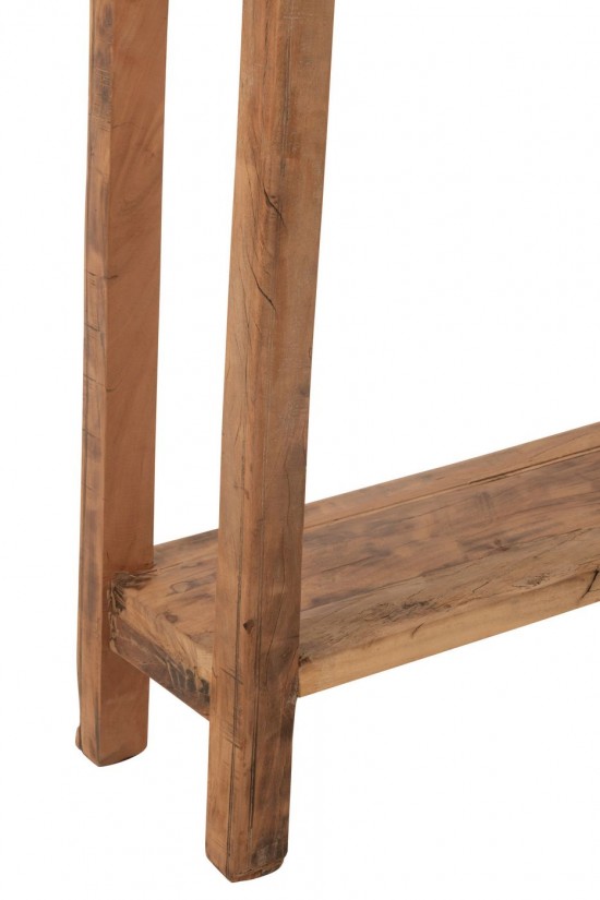 Jolipa Console Carre Bois Recycle Naturel.