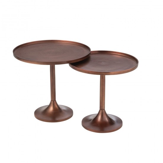 J Line Set De 2 Tables Aluminium Bronze JLine 45957 by Jolipa 45957.