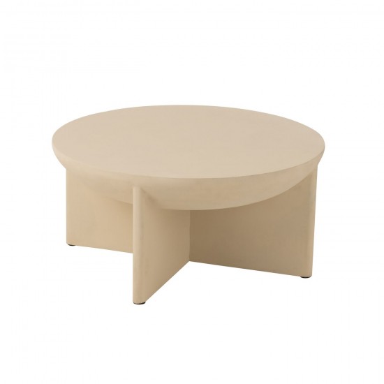 J Line Table Basse Halfy Bois De Manguier Beige JLine 45990 by Jolipa 45990.