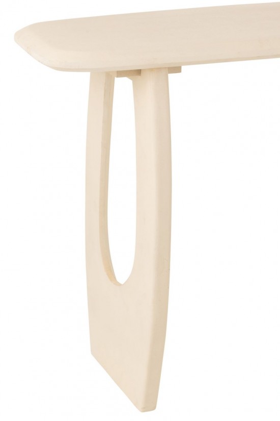Jolipa Console Mark Bois De Manguier Beige.