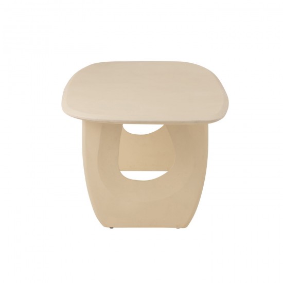 J-Line J Line tables a manger de repas Jolipa Table A Manger Mark Bois De Manguier Beige.