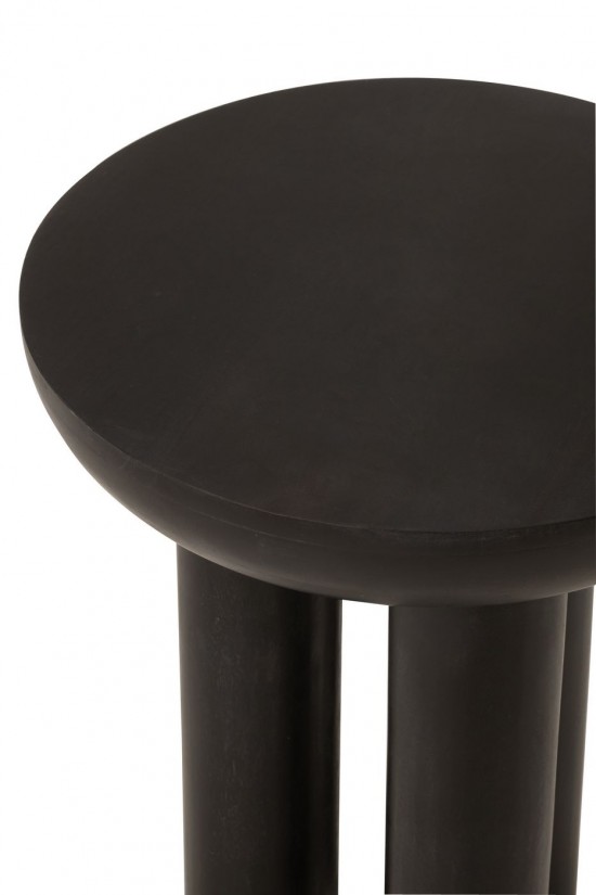 J-Line J Line tables d appoint bouts de canapé Jolipa Table D Appoint Trio Bois De Manguier Noir.