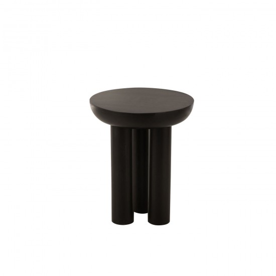 Jolipa Table D Appoint Trio Bois De Manguier Noir.